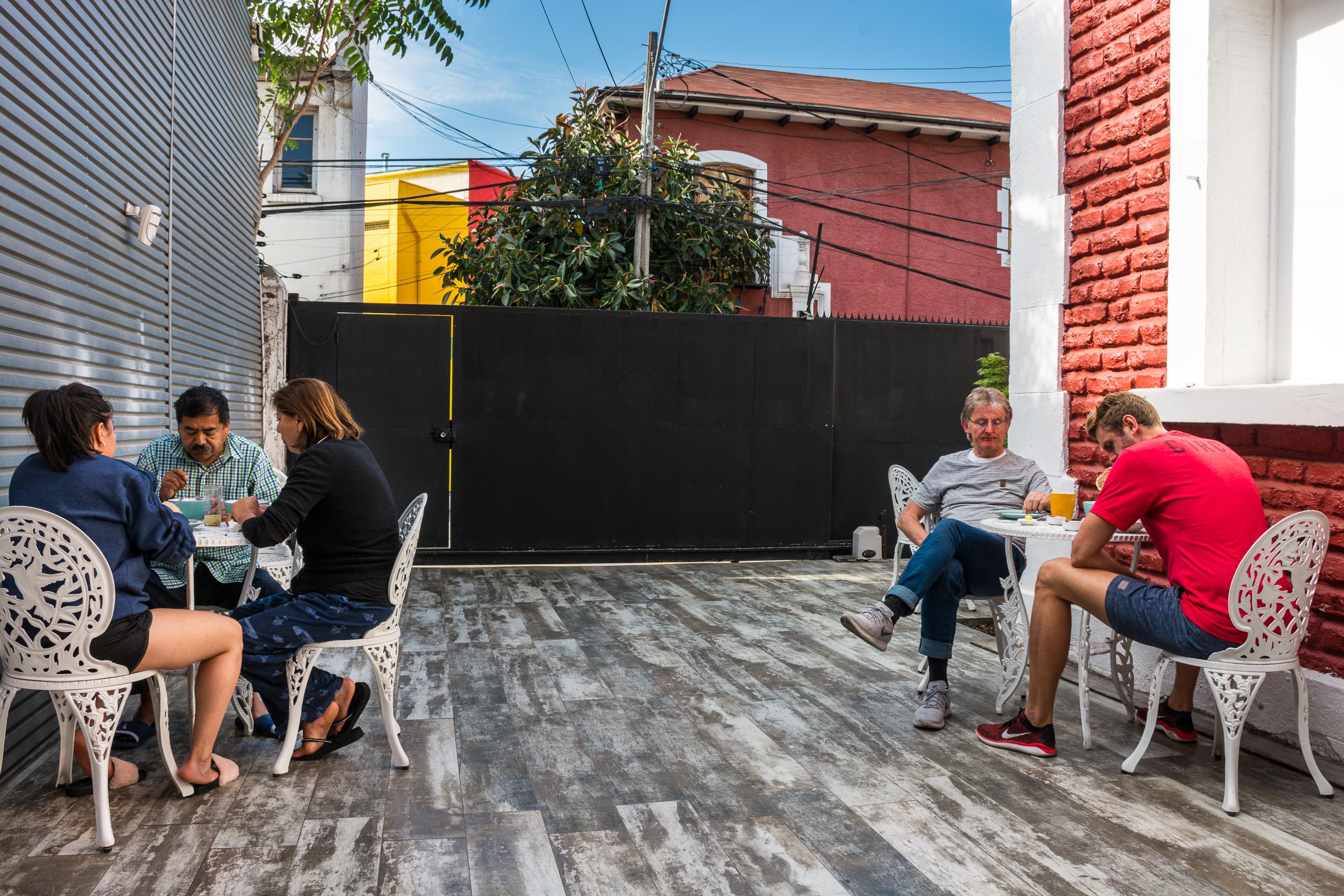 Hostal Casa Aborigen 圣地亚哥 外观 照片